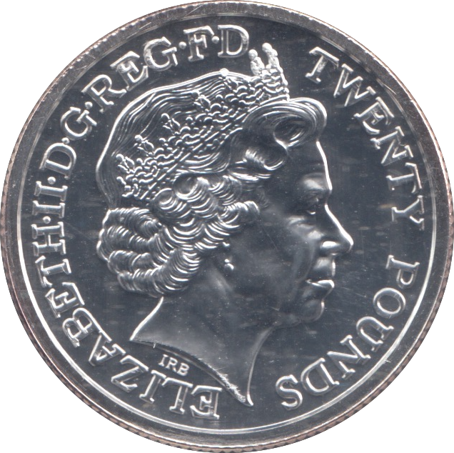 2018 SILVER PROOF SOVEREIGN TWENTY POUNDS