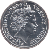 2018 SILVER PROOF SOVEREIGN TWENTY POUNDS