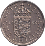 1958 ENGLISH SHILLING ( UNC )