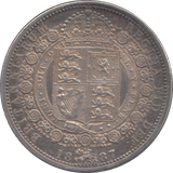 1887 HALFCROWN ( EF )