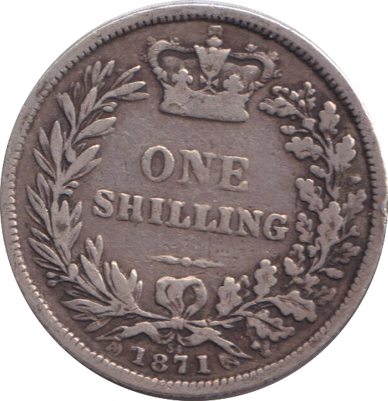 1871 SHILLING ( FINE )