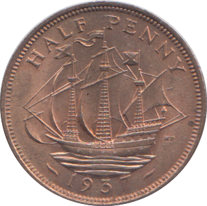 1937 HALFPENNY ( AUNC ) 2