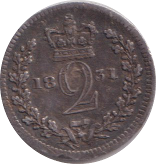 1831 MAUNDY TWOPENCE ( VF )