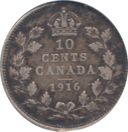 1916 CANADA 10 CENT