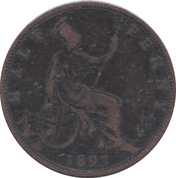 1893 HALFPENNY ( FINE )