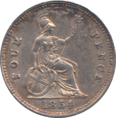 1854 FOURPENCE ( EF )