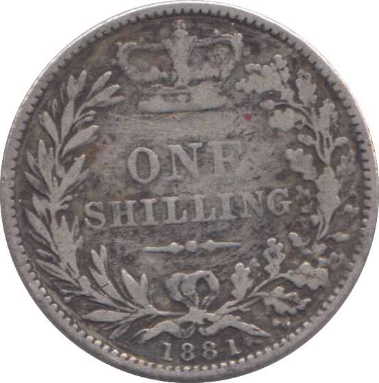 1881 SHILLING ( FINE )