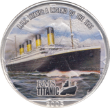 2005 USA DOLLAR 1OZ FINE SILVER TITANIC