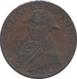 1794 LONDON HALFPENNY TOKEN