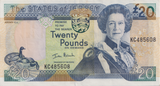 1993 TWENTY POUNDS JERSEY BANKNOTE REF-1824