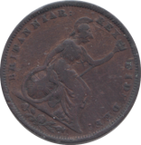 1829 FARTHING ( GF )