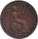 1856 HALFPENNY ( FINE )