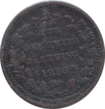 1878 ONE THIRD FARTHING ( GF )