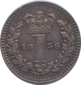 1856 MAUNDY ONE PENNY ( AUNC )