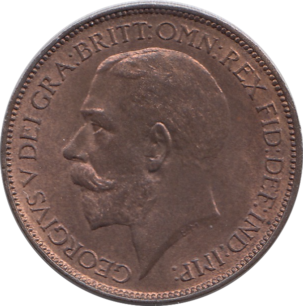 1925 HALFPENNY ( UNC )