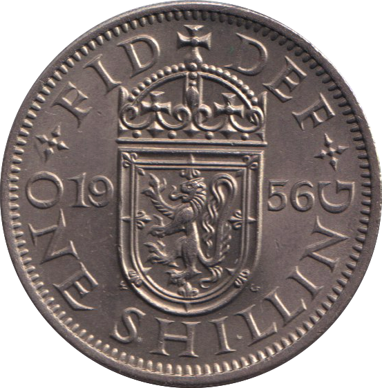 1956 SCOTTISH SHILLING ( UNC )