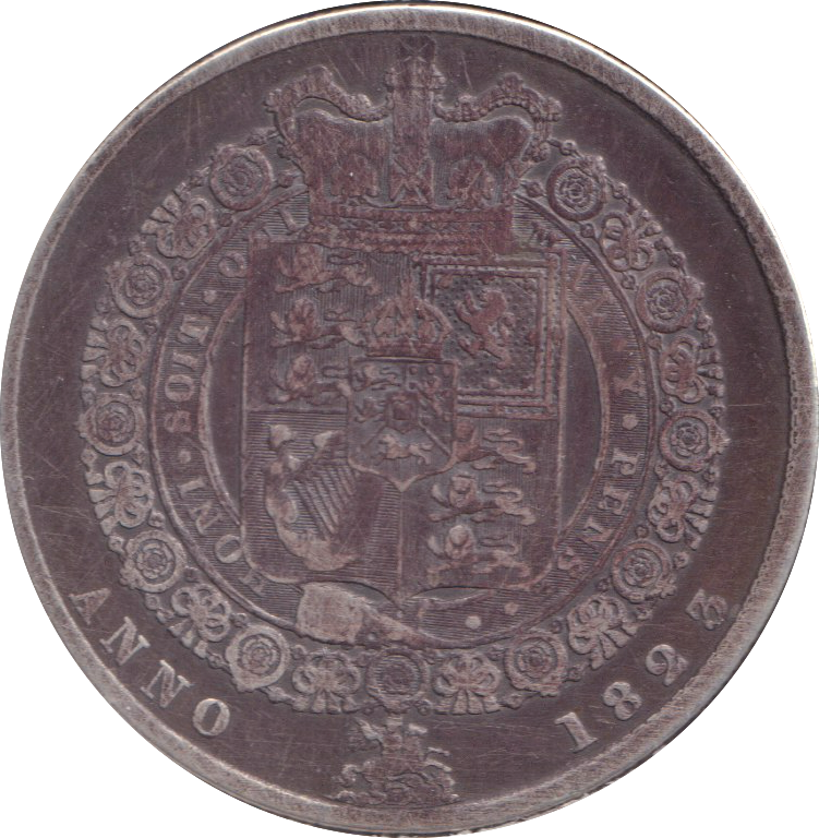 1823 HALFCROWN ( GF )