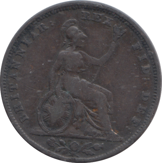 1828 FARTHING ( GVF )