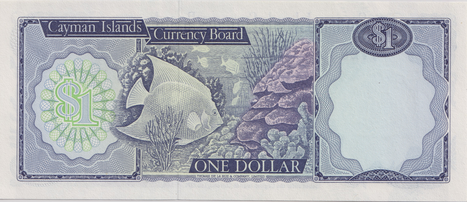 1974 ONE DOLLAR CAYMAN ISLANDS BANKNOTE REF-1782