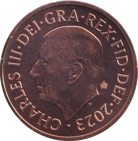 2023 ONE PENNY DORMOUSE KING CHARLES III ( BU )