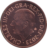 2023 ONE PENNY DORMOUSE KING CHARLES III ( BU )