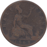 1863 HALFPENNY ( NF )