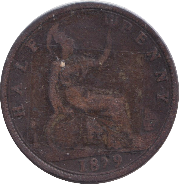 1879 HALFPENNY ( NF )
