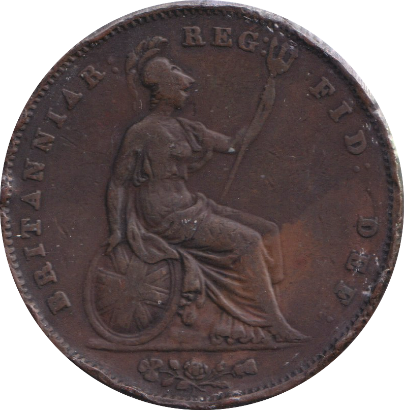 1855 PENNY ( FINE )