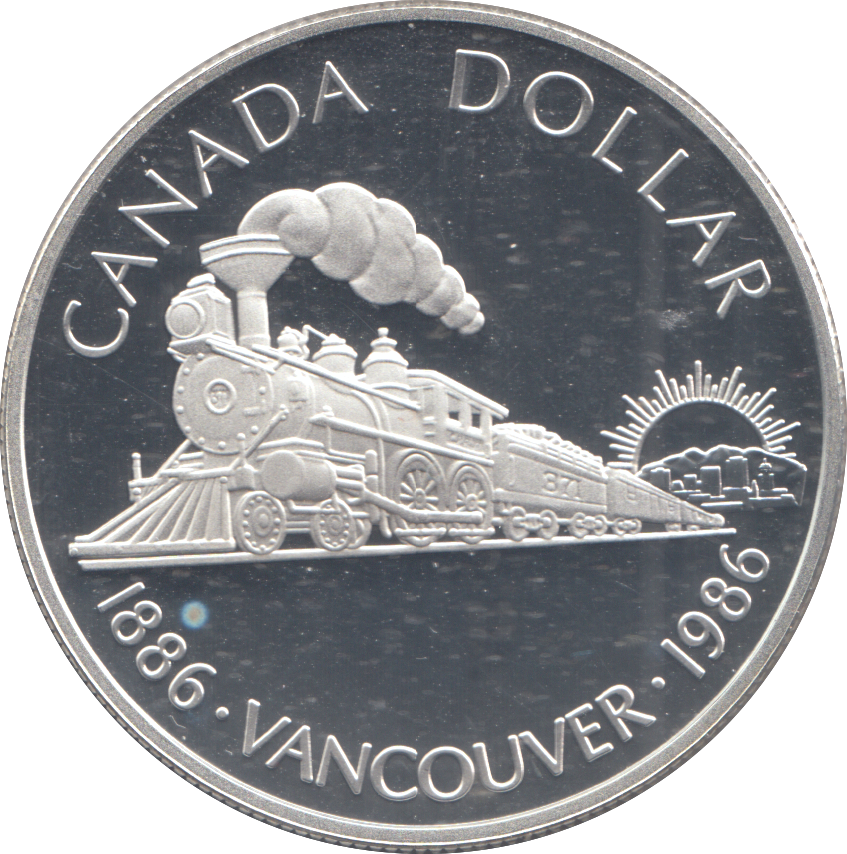 1986 SILVER PROOF DOLLAR CANADA