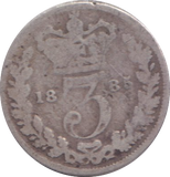 1885 THREEPENCE ( NF )