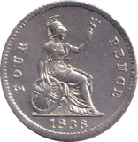 1836 FOURPENCE ( UNC )