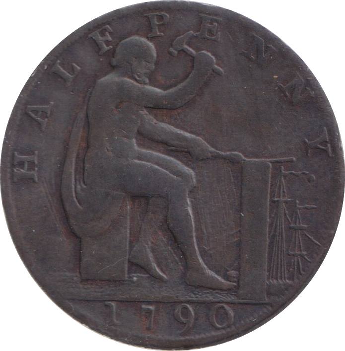 1791 HALF PENNY TOKEN WILKENSON