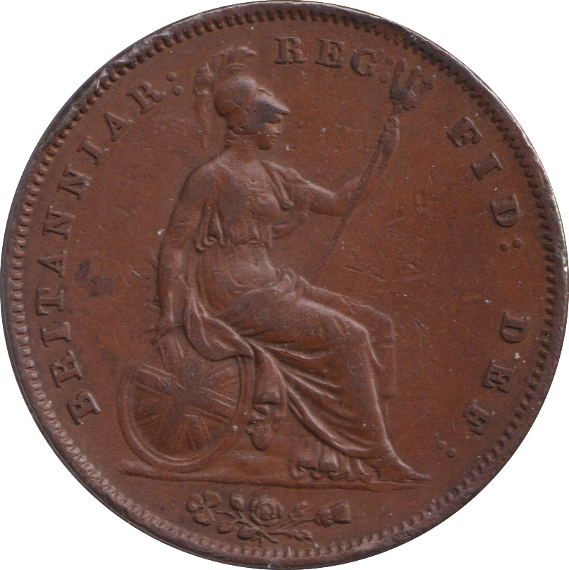 1858 PENNY ( FINE )
