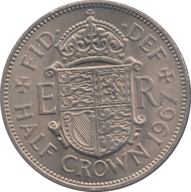 1967 HALFCROWN ( UNC )