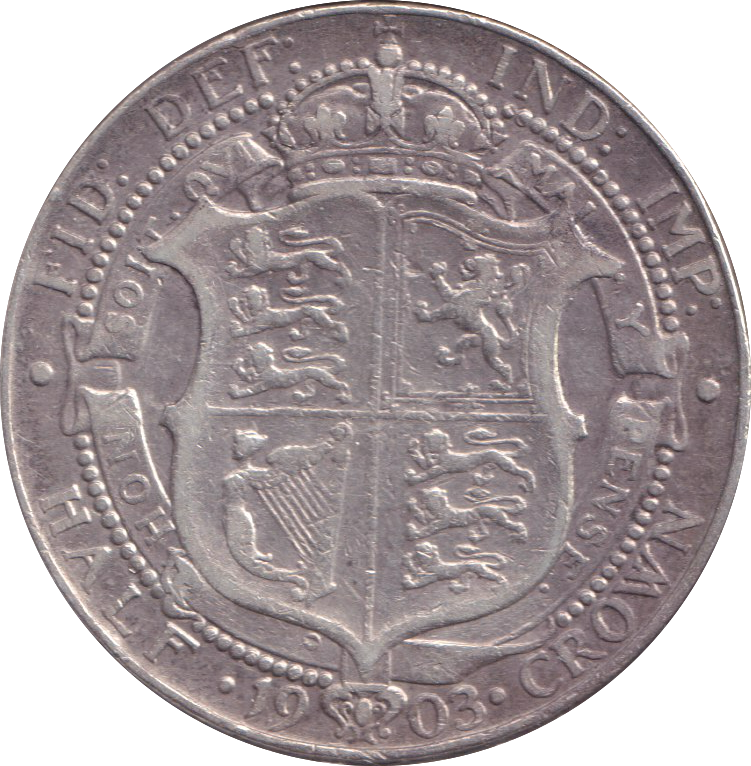 1903 HALFCROWN ( FINE )