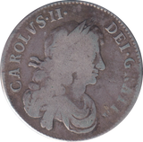 1668 8 OVER 4 HALFCROWN ( GF )
