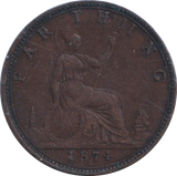 1874 FARTHING ( GF )