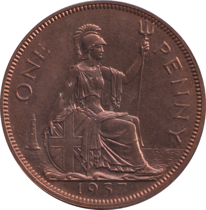 1937 PENNY ( PROOF )