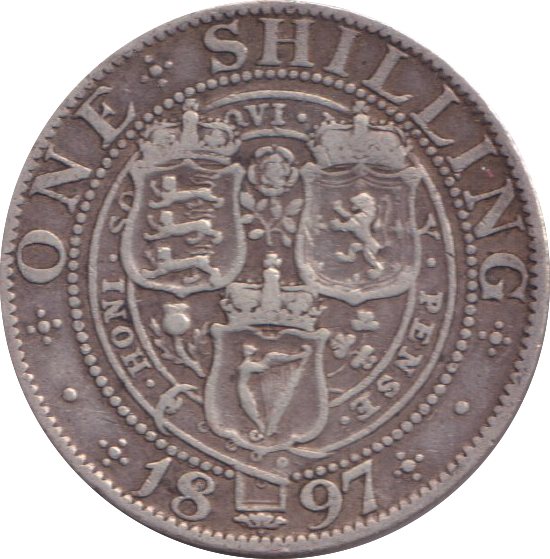 1897 SHILLING ( FINE )