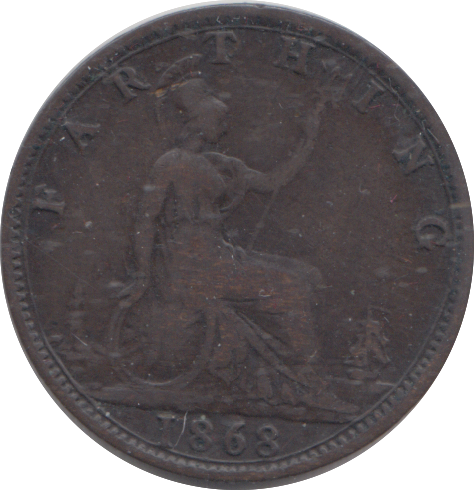 1868 FARTHING ( GF )