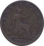 1868 FARTHING ( GF )