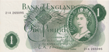 ONE POUND BANKNOTE BANK OF ENGLAND O'BRIEN £1-46