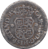 1760 MEXICAN SPANISH COLONIAL HALF REAL