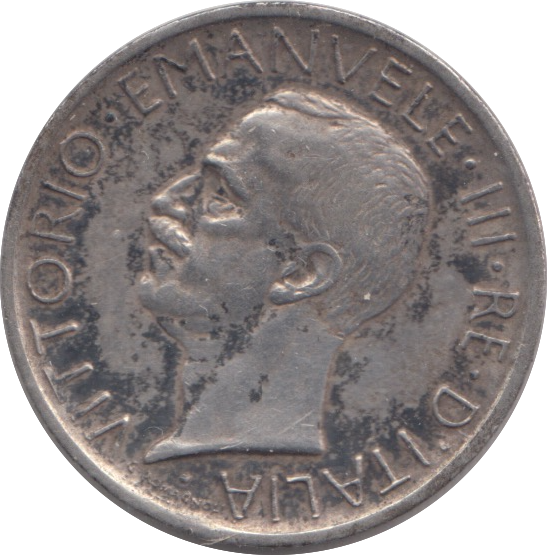 1927 SILVER ITALY 5 LIRA