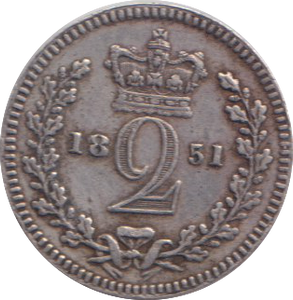 1851 MAUNDY TWOPENCE ( EF )