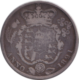 1821 HALFCROWN ( FINE )