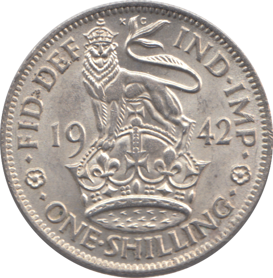1942 SHILLING ( AUNC )