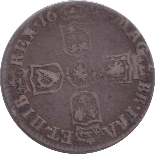 1697 SIXPENCE ( FINE )