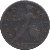 1738 HALFPENNY ( GF )