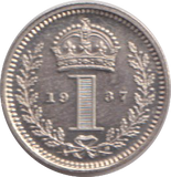 1937 MAUNDY PENNY ( PROOF )